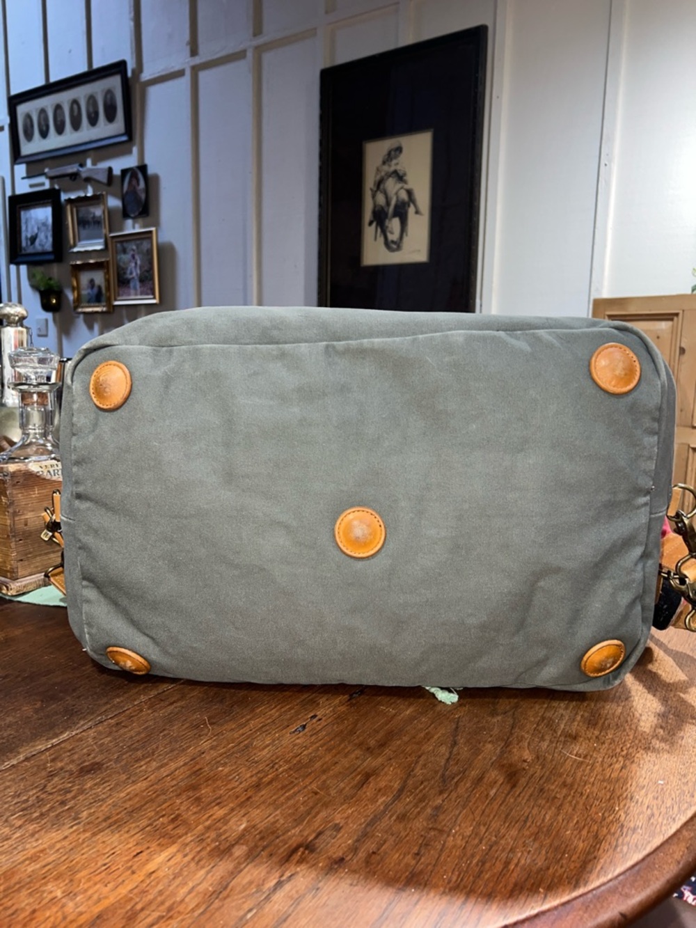 L.L. Bean Boat & Tote Canvas Weekender Duffel - Picture 5 of 10